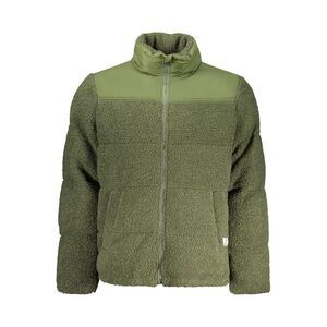 Rifle Verde Polyester Jacket with Zipper Closure and Pockets Men Green Jackets